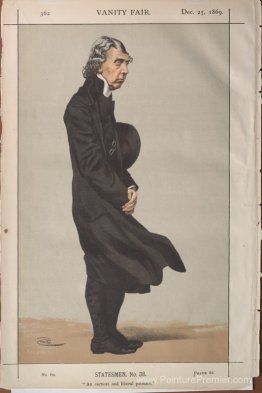 Hommes d'État n ° 380 Caricature d'Archibald Campbell Tait, arch