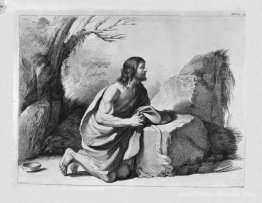 Saint-Jean le baptiste dans la prière, par Guercino