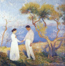 Paysage avec couple