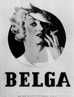 Affiche pour les cigarettes "Belga"