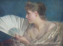 Femme à l'éventail