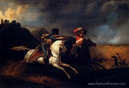 Deux soldats à cheval