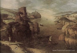 Paysage avec le Christ apparaissant aux apôtres de la mer de Tib