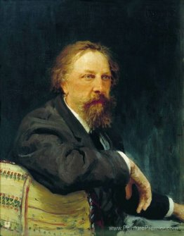 Portrait de l'écrivain Aleksey Konstantinovich Tolstoy