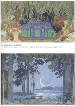 Croquis de paysages pour sadko par Nikolai Rimsky-Korsakov