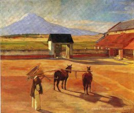 LA ERA (le sol de battage) 1904 (huile sur toile)