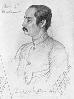 Portrait de Phra Maha Chulalongkorn (Rama V.), roi de Siam