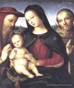 Madonna avec enfant et saints