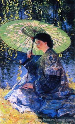 Le parasol vert