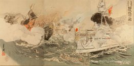 Guerre sino-japonaise: la marine japonaise victorieuse de Takush