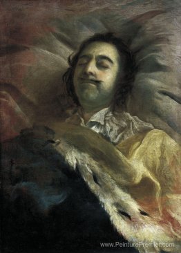 Peter I sur son lit de mort