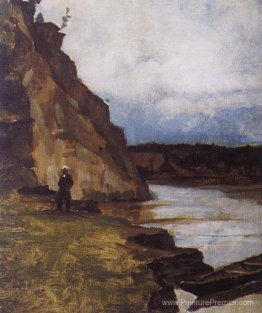 Paysage avec la figure de frère