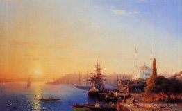 Vue de Constantinople et du Bosporus