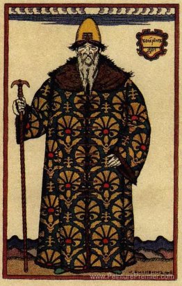 Boyar. Conception de costumes pour l'opéra "Boris Godunov" par M