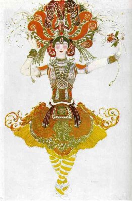 The Firebird, costume pour Tamara Karsavina