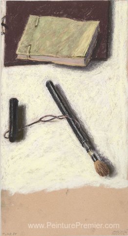 Pinceau et carnets de croquis