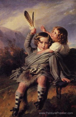 Le prince Alfred et la princesse Helena