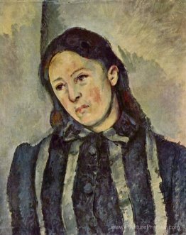 Madame cezanne avec des cheveux non liés