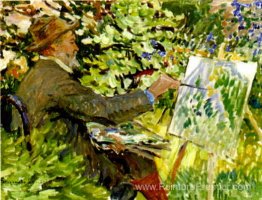 Artiste au chevalet (portrait de Konstantin Korovin)