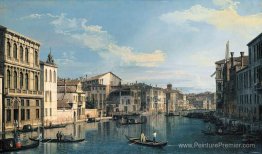 Venise: Le Grand Canal de Palazzo Flangini à l'église de San Mar