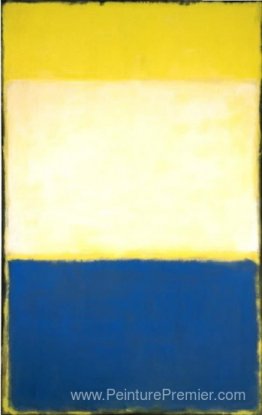 N ° 6 (jaune, blanc, bleu sur jaune sur gris)