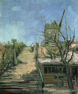 Moulin à vent sur Montmartre