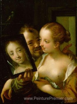 Couple avec un miroir