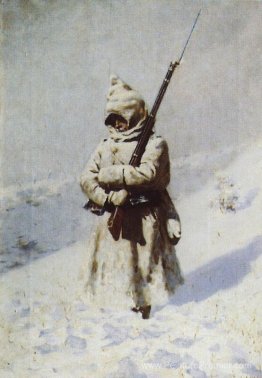 Soldats dans la neige