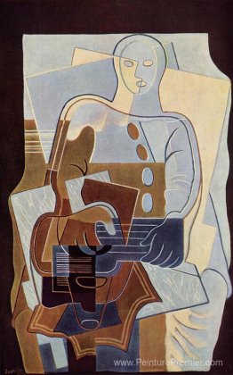 Pierrot avec guitare