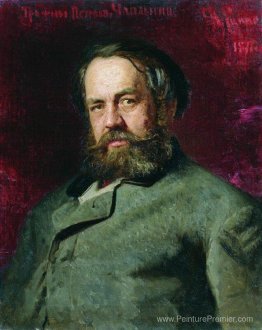 Portrait de T.P. Chaplygin, un cousin d'Ilya Repin