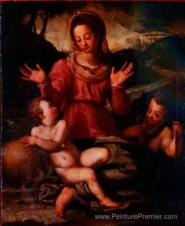 Madonna et enfant avec Saint-Jean le baptiste