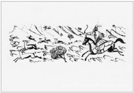 Illustration à un poème de Firdausi 'Shahnameh'