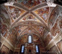 Fresques dans la chapelle de San Brizio