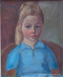 Portrait de la petite-fille du peintre Anne