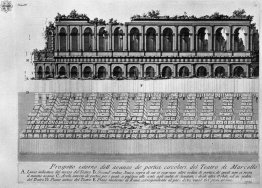 Les antiquités romaines, t. 4, planche xxviii. Façade externe de