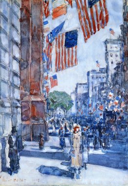 Drapeaux, cinquième avenue