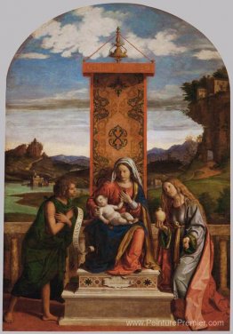 Madonna et enfant avec Saint-Jean le Baptiste et Mary Magdalene