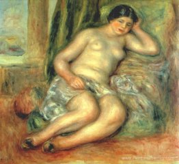 Odalisque endormi (odalisque avec babouches)