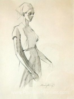 Sketch d'une femme