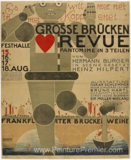 Affiche pour le Great Bridge Revue (Große Brücken Revue)