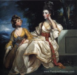 Mme Thrale et sa fille Hester (Queeney)