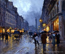 Rue de la Paix, pluie