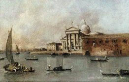 Venise: une vue de l'église de San Giorgio Maggiore vue de la Gi