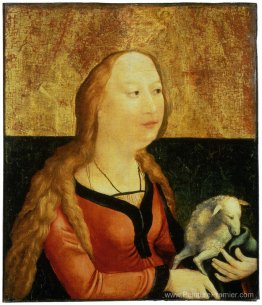 Saint Agnes de Rome (panel de Cobourg)