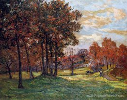 Paysage d'automne à Goulazon