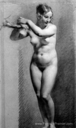 Femme nue liée