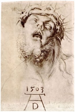 Le Christ mort avec la couronne d'épines