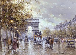 Parigi l'Arc de Triomphe