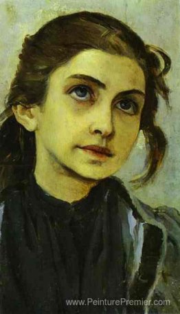 Portrait d'une fille (étude pour la jeunesse de St. Sergiy Radon