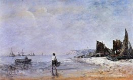 Le pêcheur, marée basse